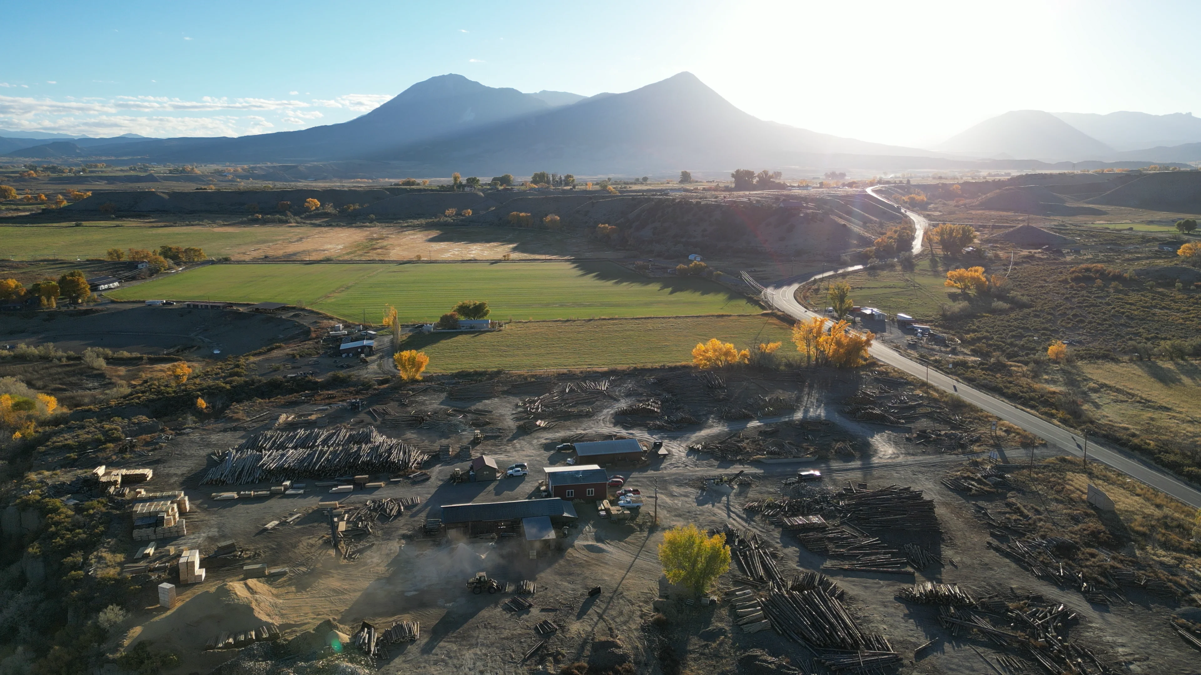 Redemption Mill Hotchkiss Colorado Drone Footage by UAS 107 FAA Pilot