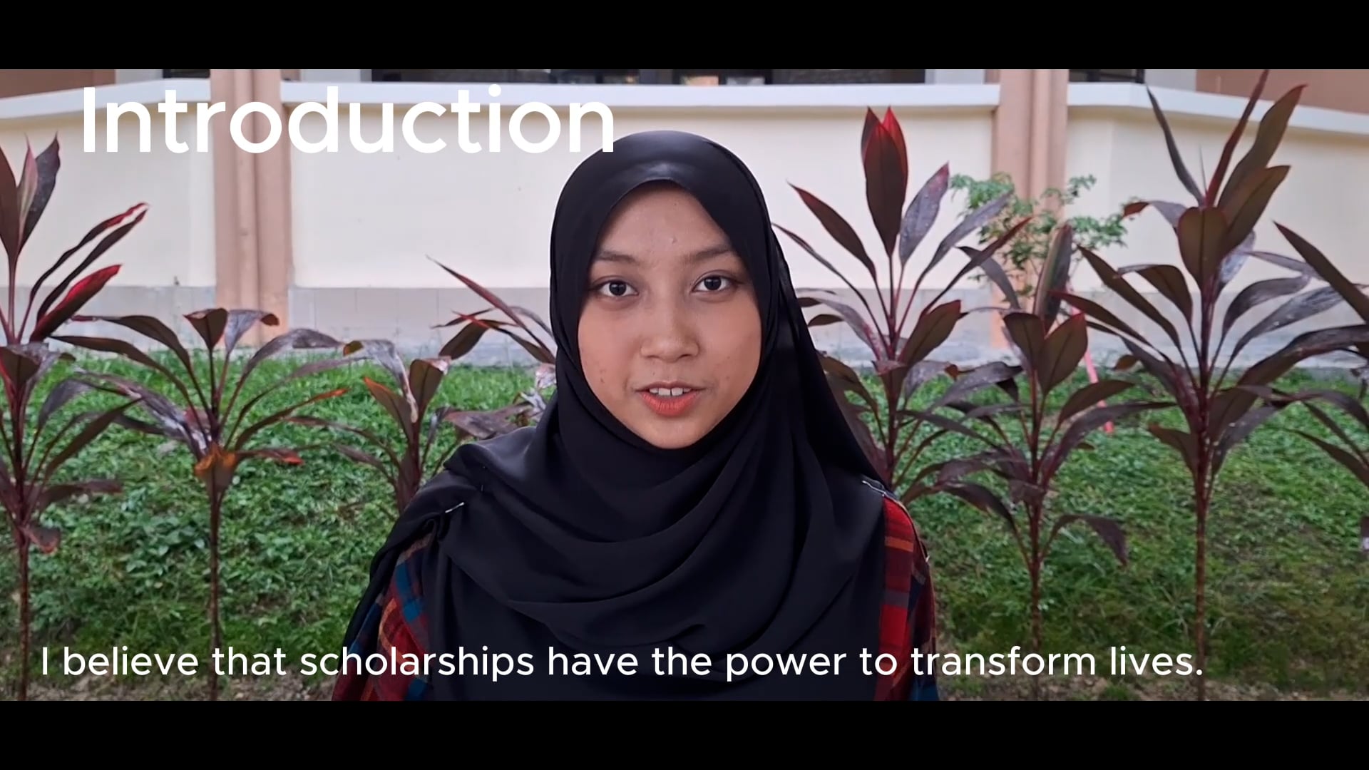 Video Application For Yayasan UEM Scholarship On Vimeo