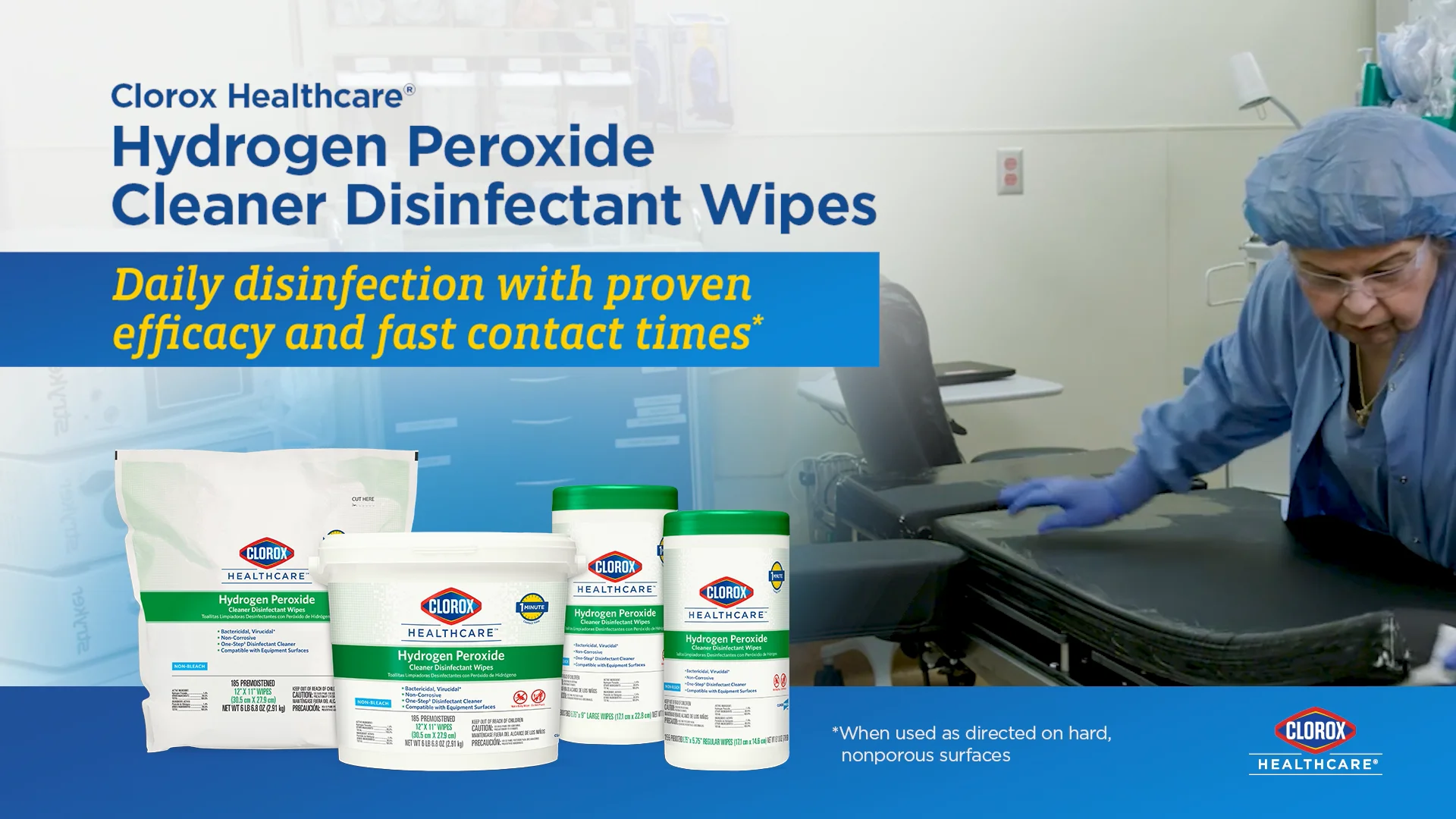 Clorox Healthcare Hydrogen Peroxide Cleaner Disinfectants | CloroxPro