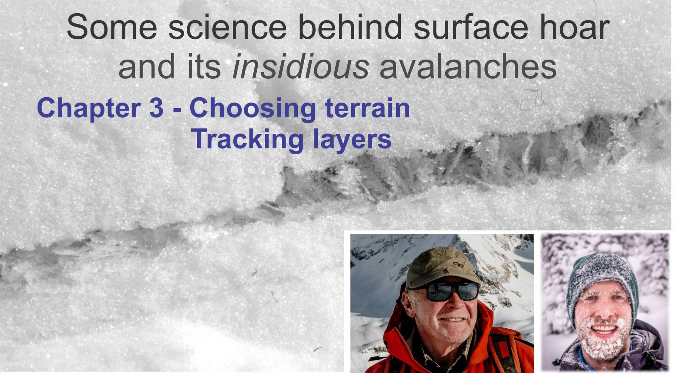 Some science behind surface hoar - Chapter 3