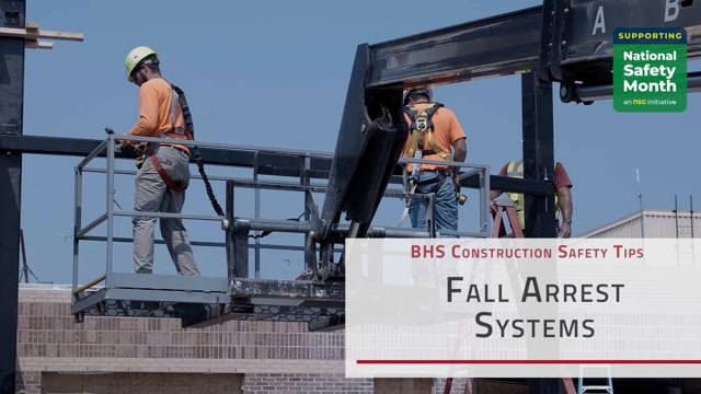 Fall Arrest Systems<span style="color: #C3C3C3; font-size: 1rem; font-weight: normal;"><br>Personal fall arrest systems are one way to protect workers from fall injuries.</span> 