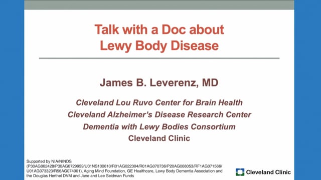 Talk with a Doc about Lewy Body Disease