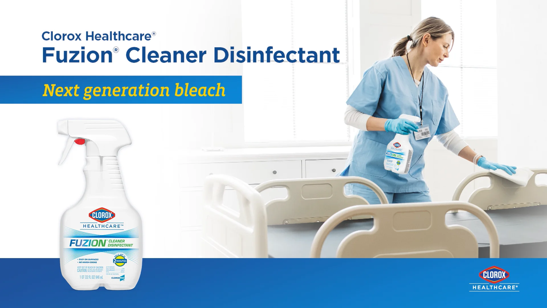 Clorox Healthcare Fuzion Cleaner Disinfectant | CloroxPro