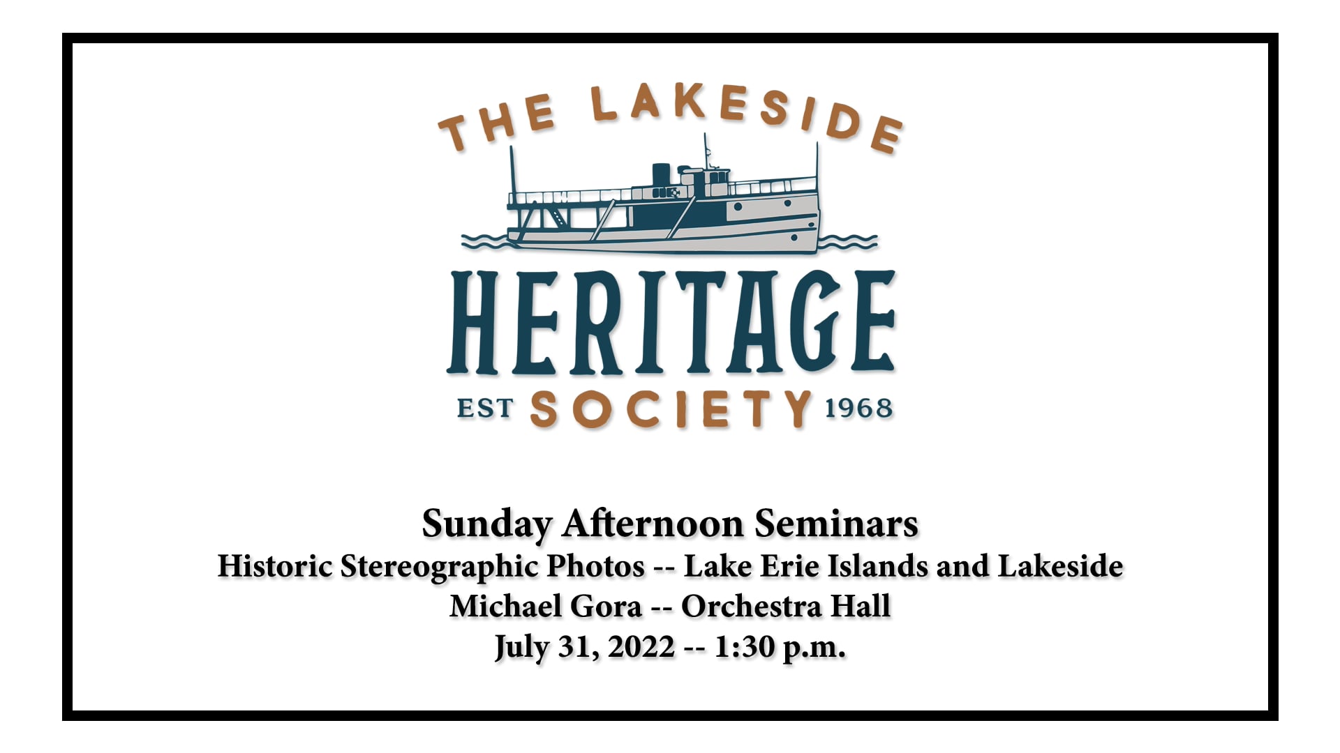 Historic Stereographic Photos of the Lake Erie Islands and Lakeside