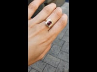 1982714 Art-Deco Inspired Ruby Ring