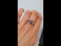 1982711 Platinum Asymmetrical Ring