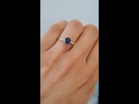 1982709 Oval Blue Sapphire Ring