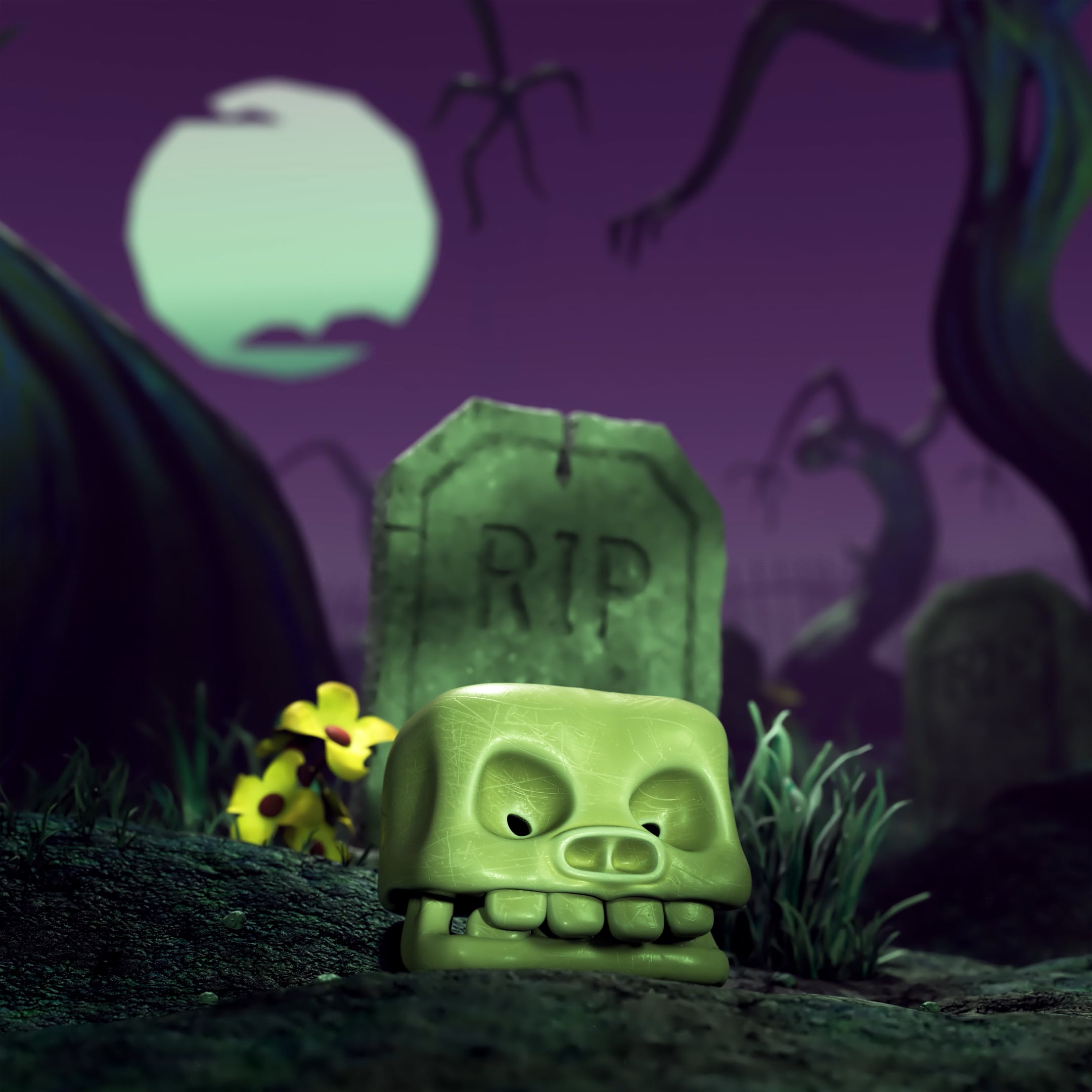 Halloween Zombie - Animated Short
