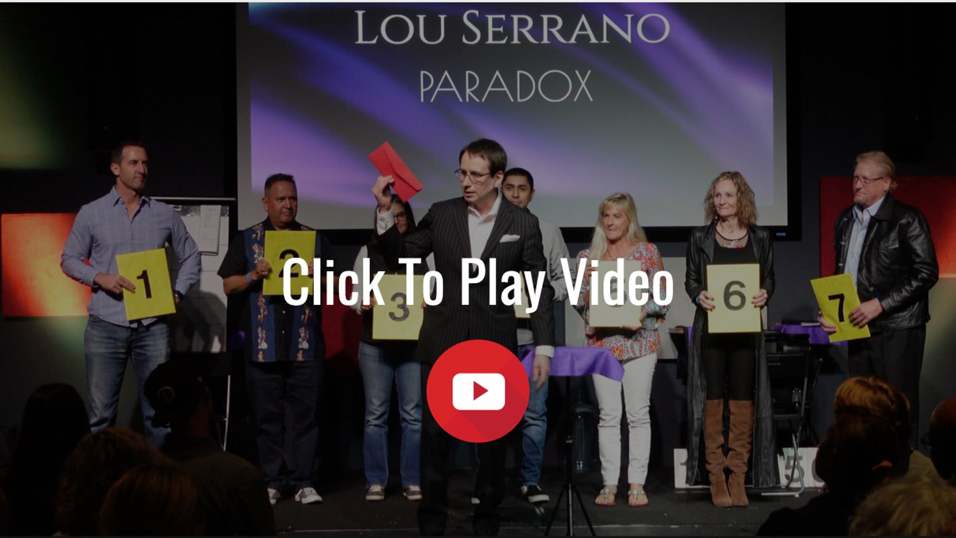 Promotional video thumbnail 1 for Lou Serrano - Magician, Mentalist, Audience Engagement Specialist