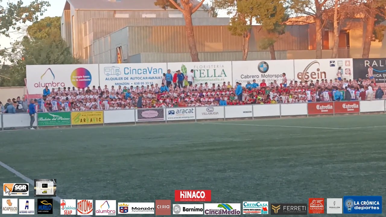 PRESENTACIÓN  DEL FÚTBOL BASE DE  MONZÓN