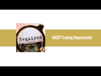 HACCP: Module 02 Part 05