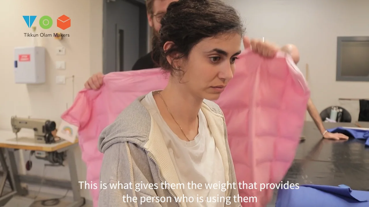 TOM Weighted Blanket heavy blanket for anxiety & stress relief on Vimeo