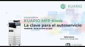 KUARIO MFP Kiosk (ES) | Ekim 2023