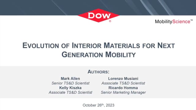 Evolution of interior materials for next-generation mobility