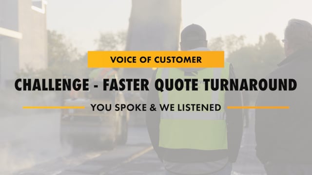 Customer Challenge: Faster Quote Turnaround