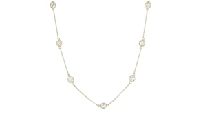 5.00 ct. t.w. Lab-Grown Diamond Station Necklace in 14kt Yellow Gold