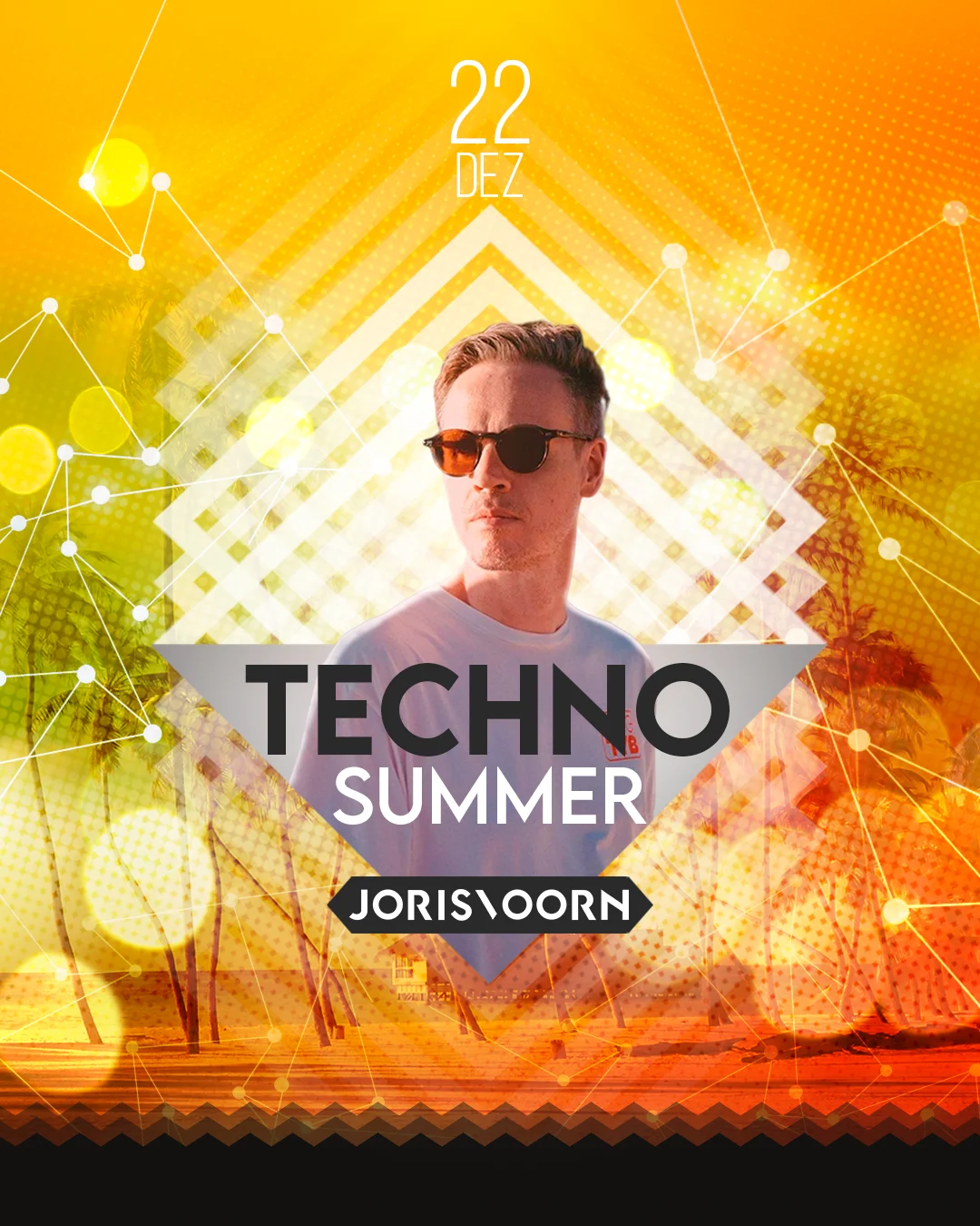 Motion Flyer fictício Techno summer on Vimeo