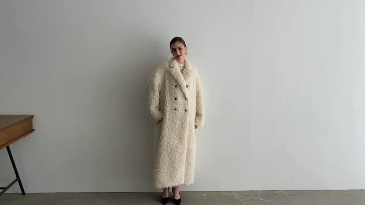 poodle boa long coat | Acka.| エーシーケーエー|公式 poodle boa long coat | Acka.| エーシーケーエー|公式