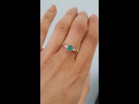 1982700 Emerald-Cut Emerald and Diamonds Ring