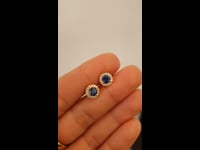 1982699 Blue Sapphire Studs Earrings