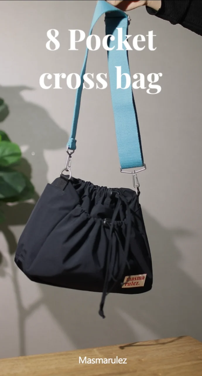 8 pocket cross bag-black masmarulez官方網站