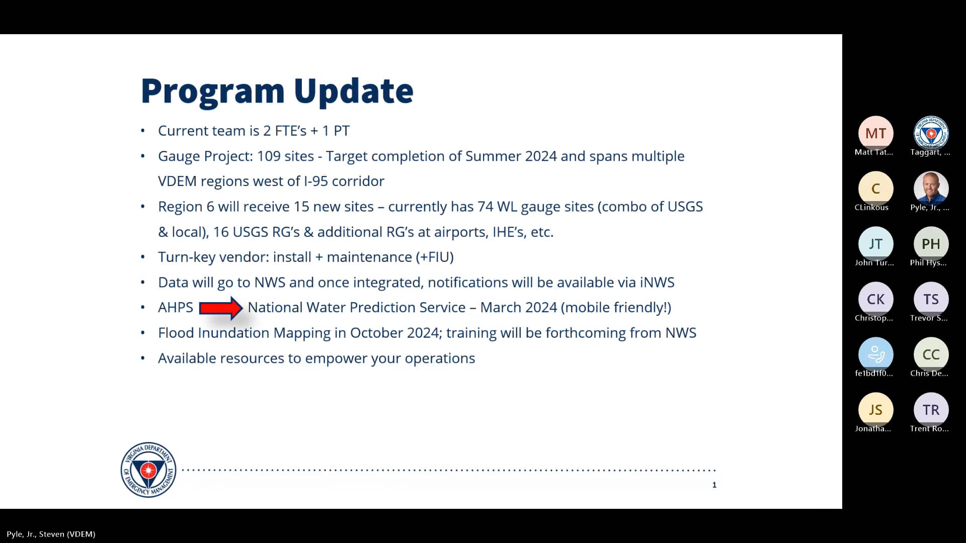 Flood Intel Unit - Region 6 Update on Vimeo