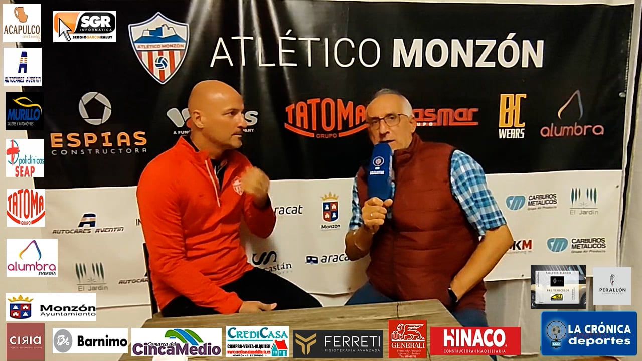 LA PREVIA / Monzón - Almudevar / J 8 / Ismael Mariani (Entrenador AT Monzón Alumbra) 3ª División