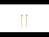 Lab Grown Diamond Dangle Chain Earrings in 10K Yellow Gold &#40;1/4 ct. tw.&#41;