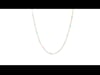 Blue Amazonite Bead Necklace in Vermeil