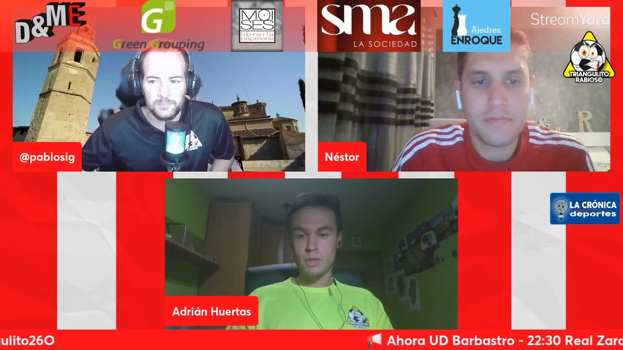 (Jornada 8 - Segunda Rfef) TERTULIA UD BARBASTRO Fuente: Canal YouTube El Triangulito Rabioso
