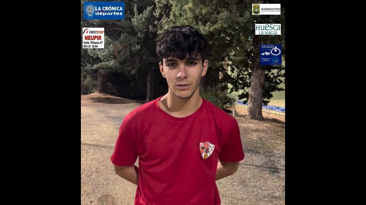 LA PREVIA / Alto Cinca - Barbastro B Somontano / PABLO NAVARRO (Jugador Barbastro B) Jor. 7 - Segunda Regional Gr 2-2 / Fuente: Facebook UD Barbastro
