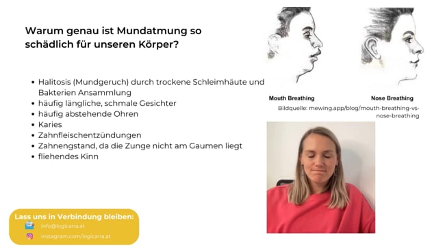 Lektion 2 - Mundatmung - Auswirkungen und Physiologie