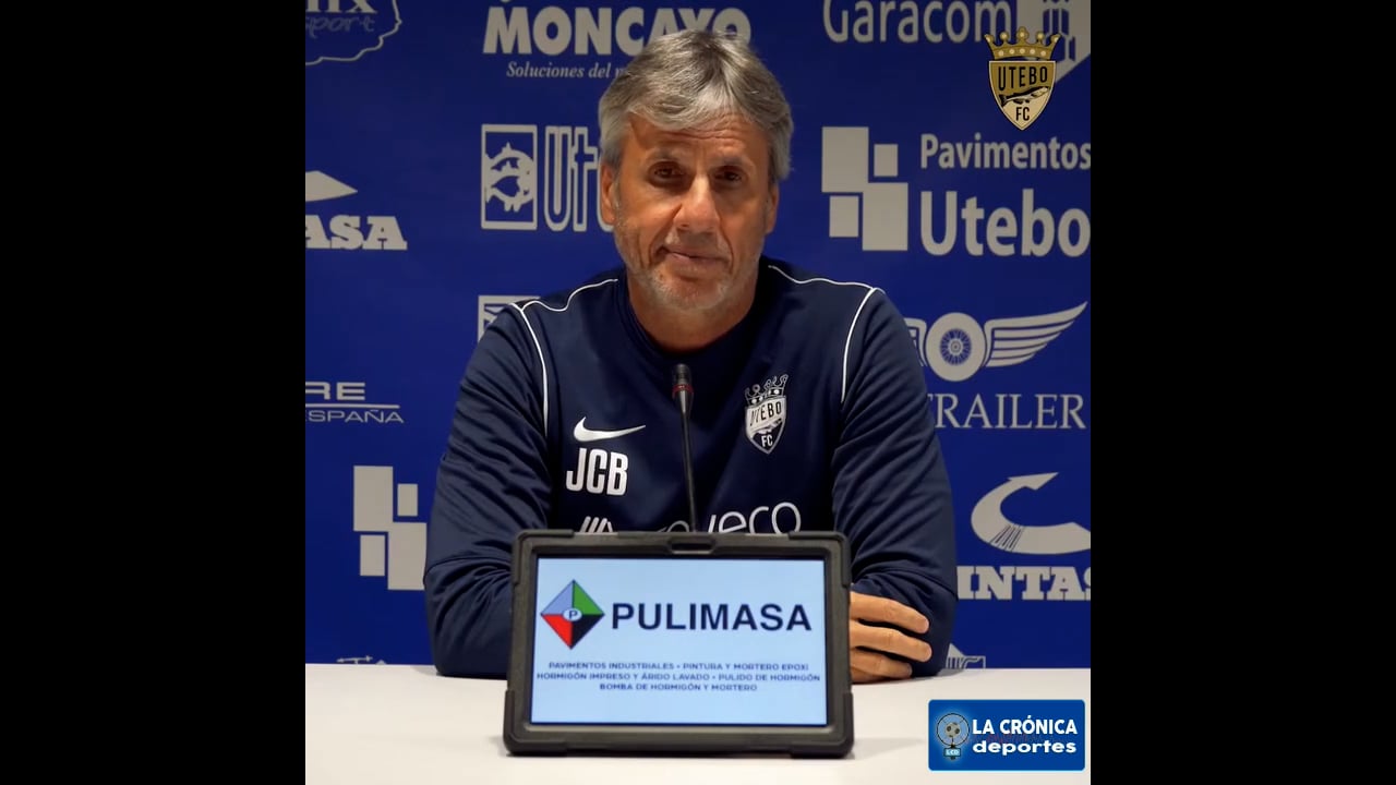 LA PREVIA / Utebo FC - Náxara / JUAN CARLOS BELTRÁN (Entrenador Utebo) J9 - 2ª RFEF / Fuente: Utebo FC