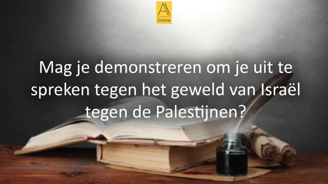 Is demonstreren toegestaan?