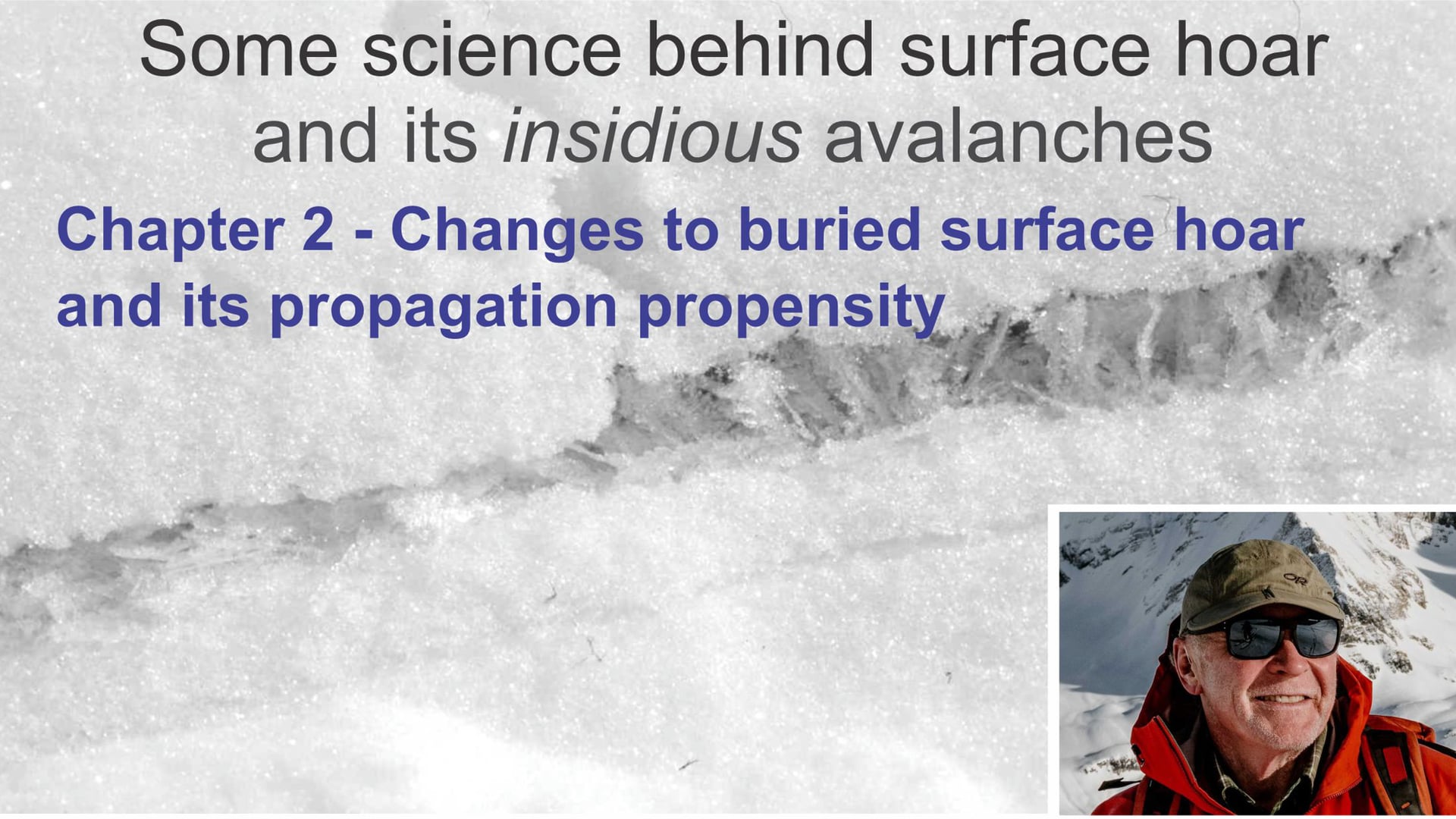 Some science behind surface hoar - Chapter 2