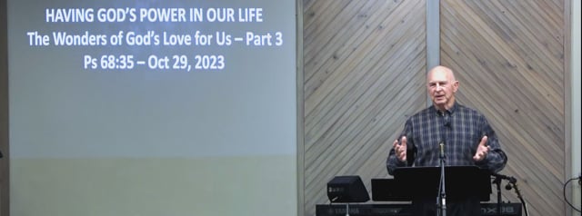 Having Gods Power In Our Life- Series: The Wonders Of Gods Love For Us 2023, Part 3 - Date: 2023-10-29