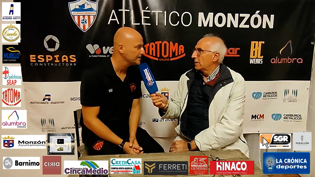 ISMAEL MARIANI  (Entrenador Monzón) At Monzón Alumbra 0-0  Almudevar / J 8 / 3ª División