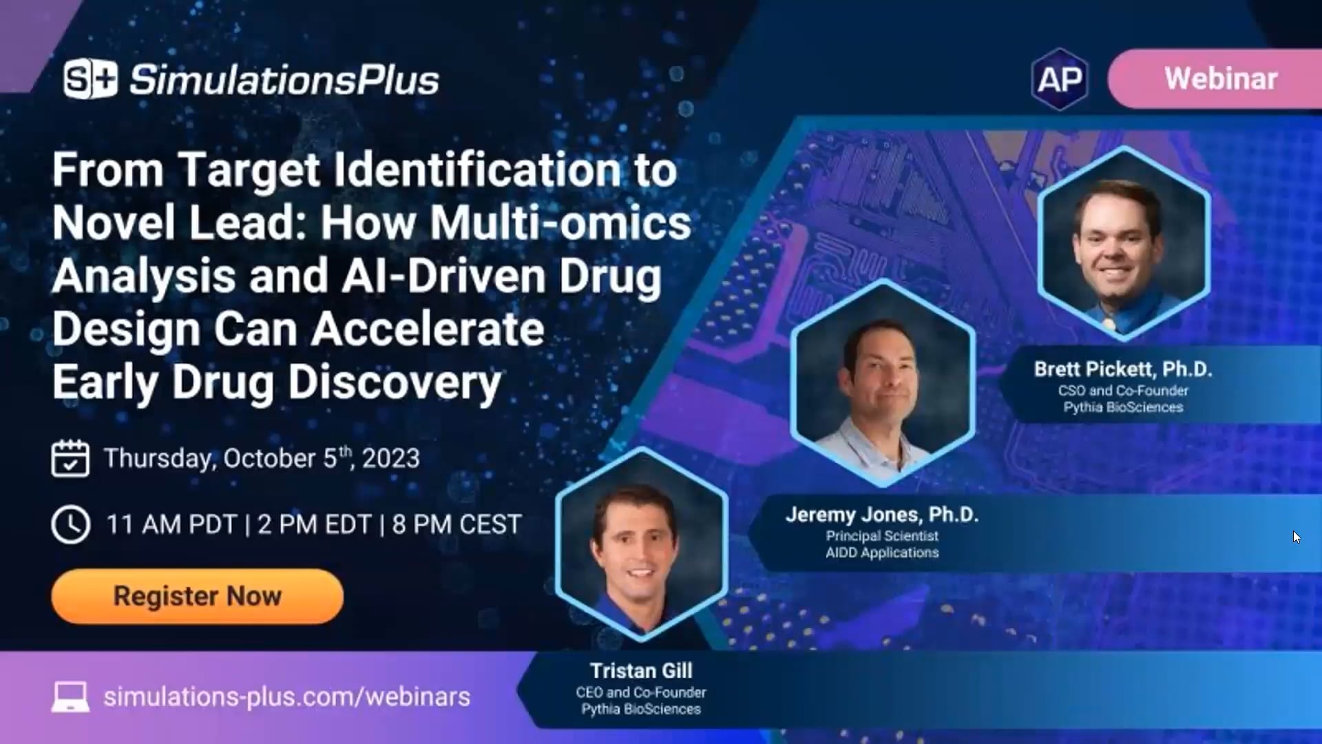 Webinar | How Multi omics Analysis and AI driven Drug Design Can Accelerate Early Drug Discovery