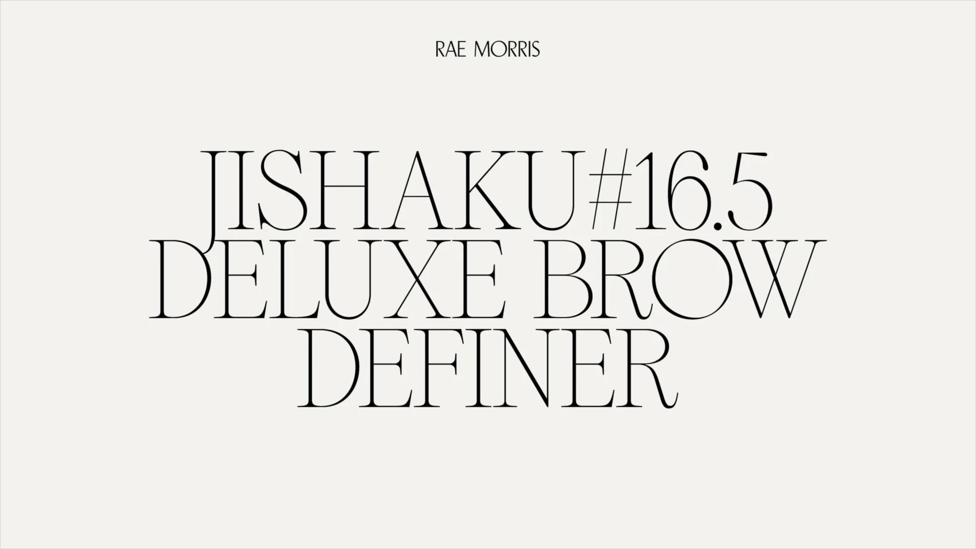 JISHAKU #16.5: DELUXE BROW DEFINER BRUSH – Rae Morris