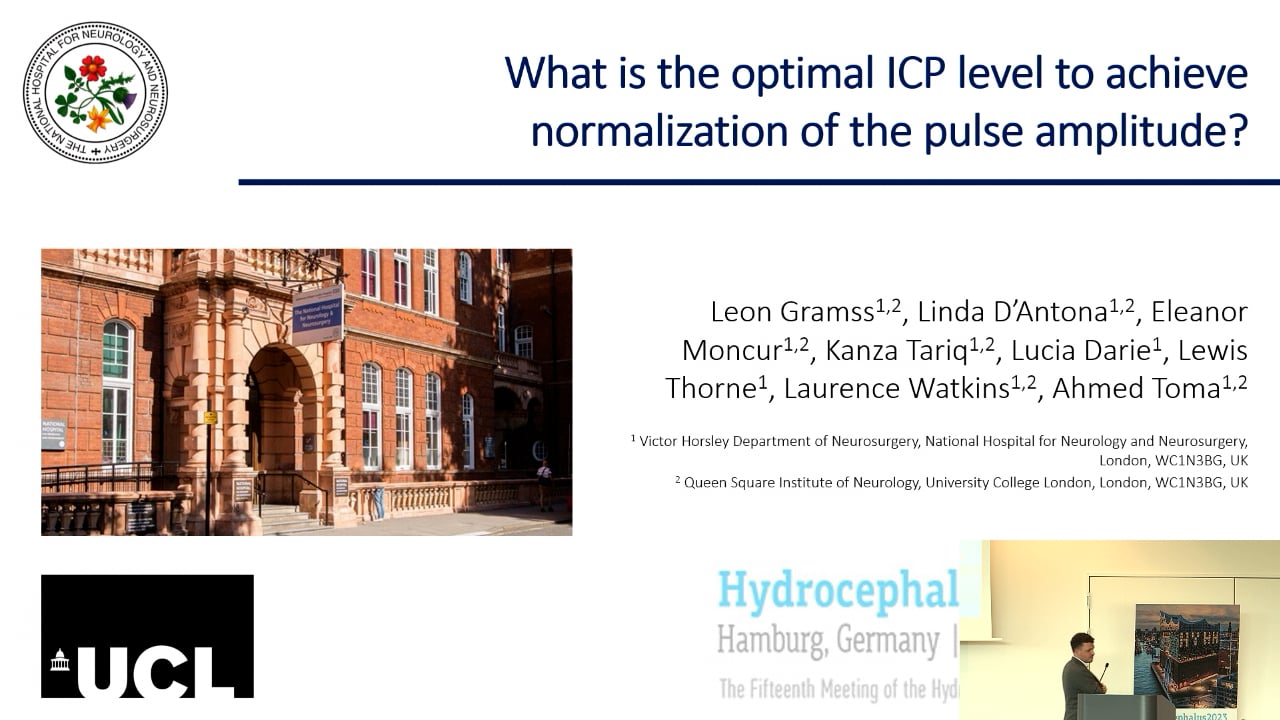 S19. Linda D’Antona - Prediction of optimal ICP level to achieve normalization of pulse amplitude