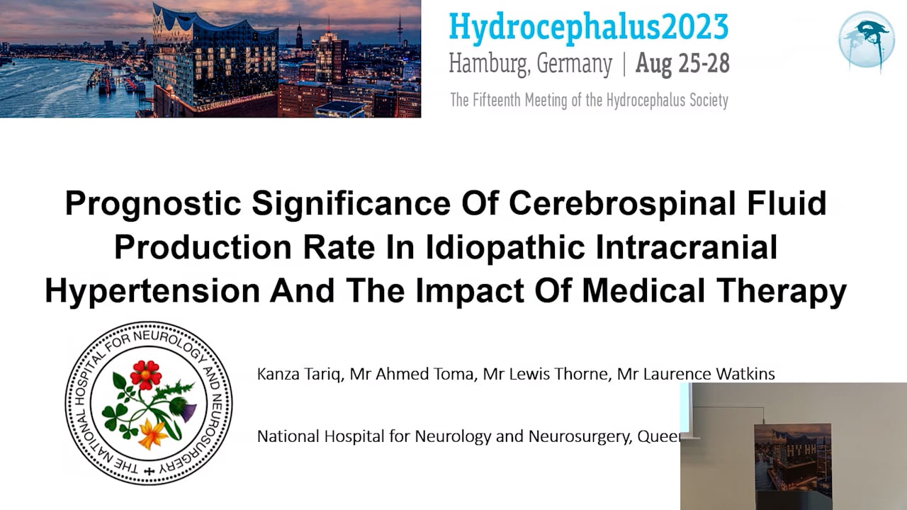 S17. Kanza Tariq - Prognostic Significance Of Cerebrospinal Fluid production rate In Idiopathic Intracranial Hypertension and th
