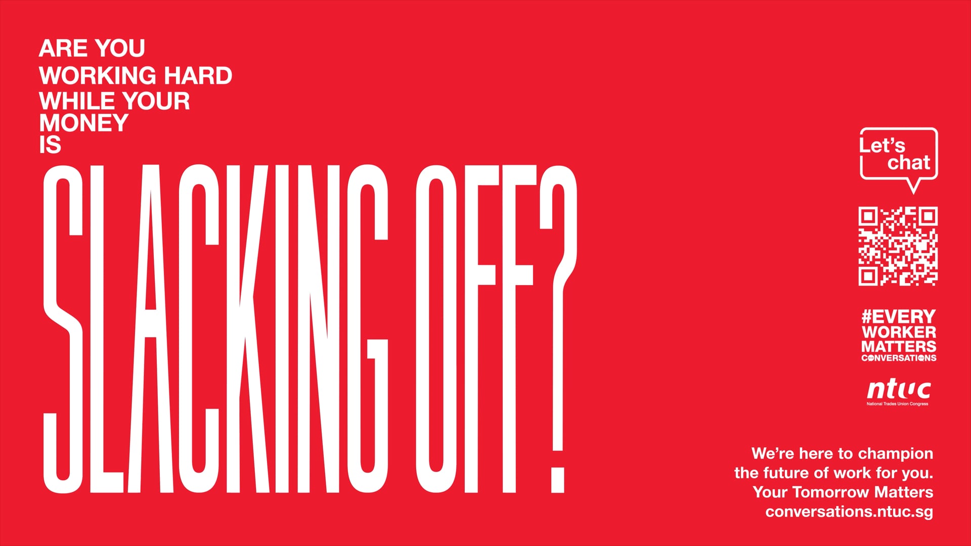NTUC Slacking Off