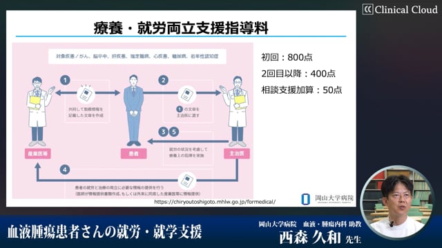 血液腫瘍患者さんの就労・就学支援