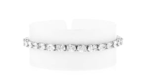 10.00 ct. t.w. Oval Lab-Grown Diamond Tennis Bracelet in 14kt White Gold