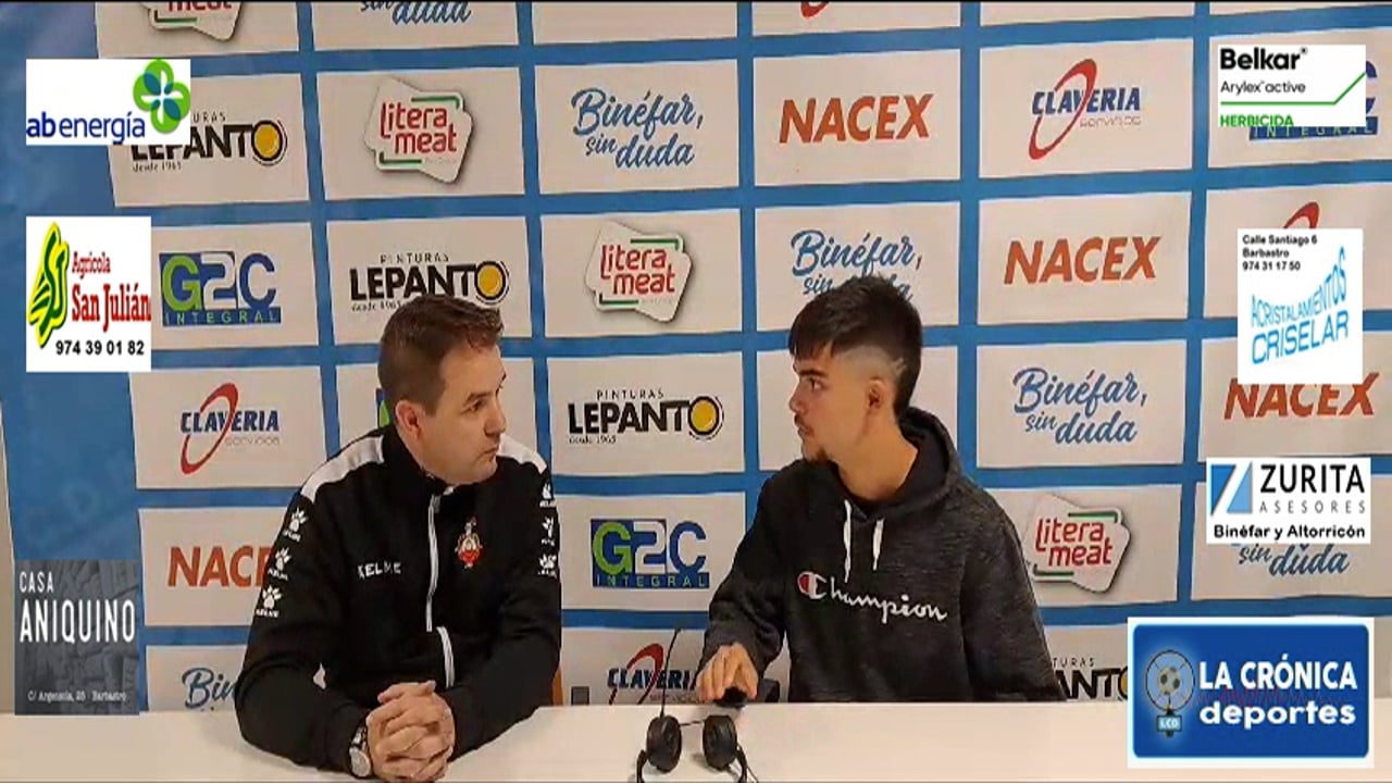 SERGIO LAGUNAS (Entrenador Calamocha) CD Binefar 0-1 CF Calamocha / Jor 8 / Tercera Rfef