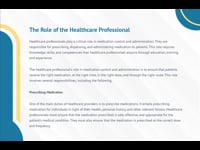 Introduction to Medication Control and Administration