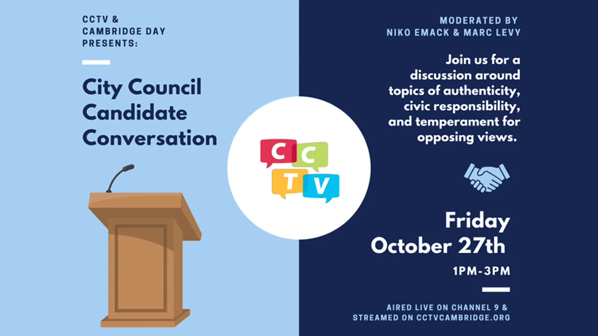 City Council Candidate Conversation presented by Cambridge Day and