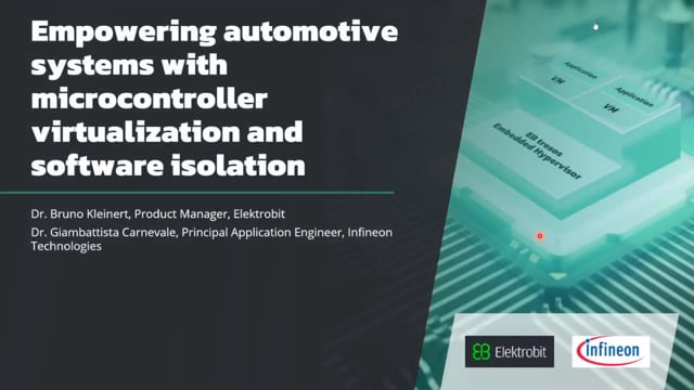 Empowering automotive systems with microcontroller virtualization and software isolation