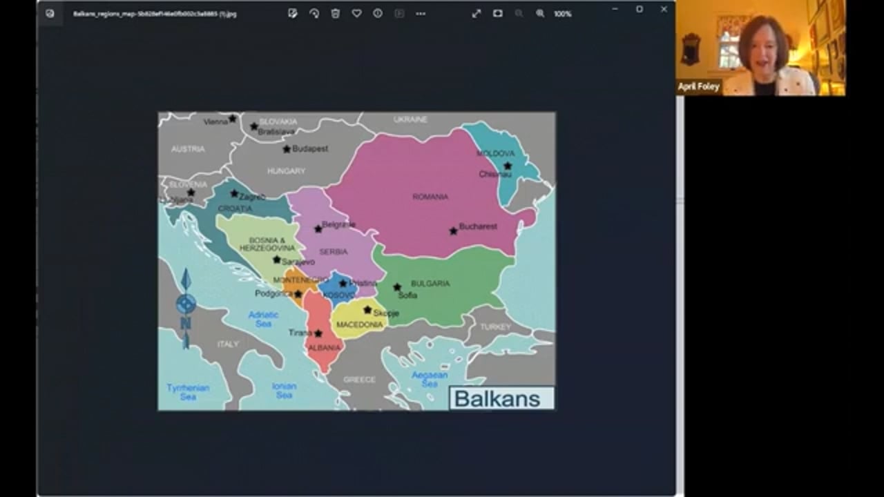 The Balkans: Toward East or West? with April Foley