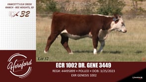 Lot #32 - ECR 1002 DR. GENE 3449